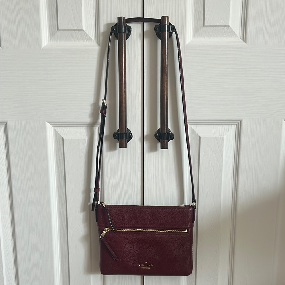 Kate Spade Deep Red Crossbody Bag